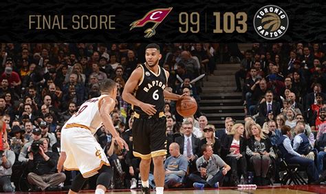 Raptors vs. Cavaliers, 103.